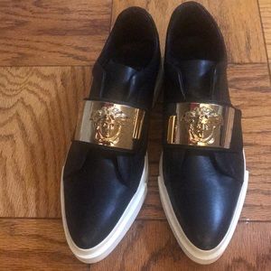 Versace Medusa slip on sneakers